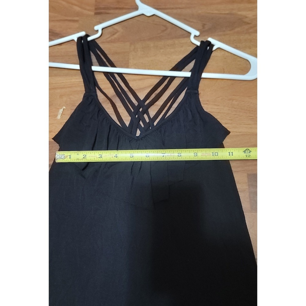 Roxy Black Tank Top S P CH - Super Soft and Stretchy - Picture 4 of 8